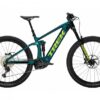 VTT Électrique Tout-Suspendu Trek Rail 7 Shimano SLX / XT 12V 625 Wh 29'' Vert Sauge Matt 2023 - Noir/Vert