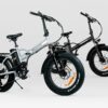 PACK DUO VTT électriques pliable Fatbike V3 MoovWay - Noir et Argent