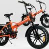 PACK DUO VTT électriques pliable Fatbike V3 MoovWay - Orange et Orange